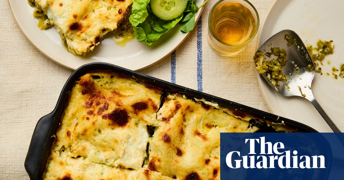 Receita de Meera Sodha para lasanha de aspargos com pecorino | Comida e bebida de primavera