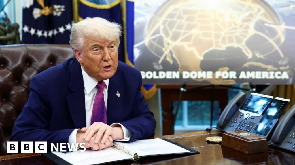 Trump revela os planos para o sistema de defesa de mísseis de 'Dome Golden'