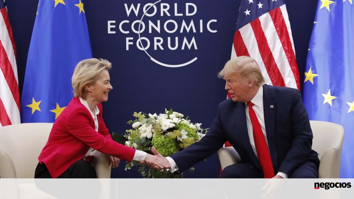 Ue quer acelerar netociacos com eua após conversa entre Trump e von der leyen - união europeiaia