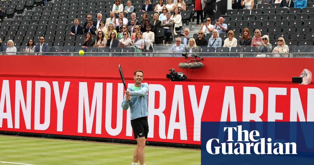 Andy Murray pede desculpas por seu tênis 'diabólico' na quadra do Queen's Club em homenagem a ele | Andy Murray