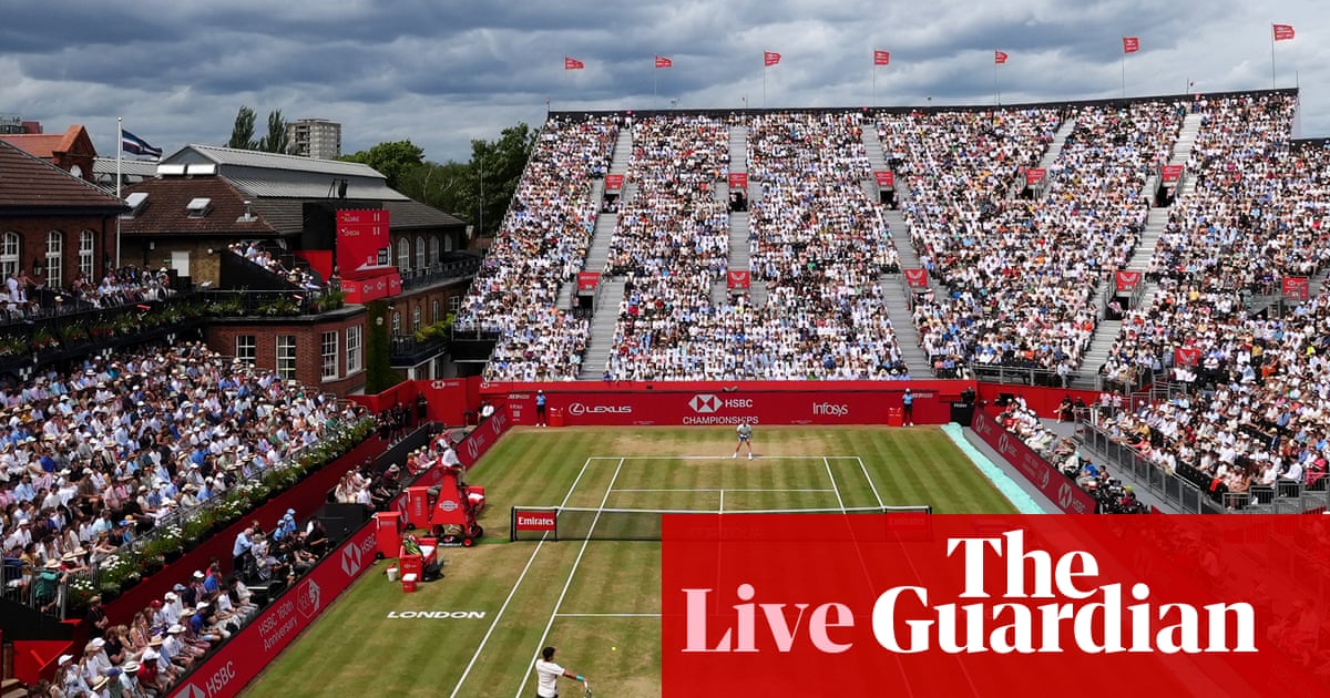 Carlos Alcaraz v Jiri Lehecka: Final do tênis de singles masculinos do Queen's Club - ao vivo | Tênis