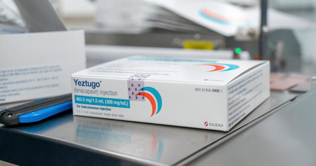 Droga de prevenção do HIV Lenacapavir aprovada pelo FDA como duas vezes za ...