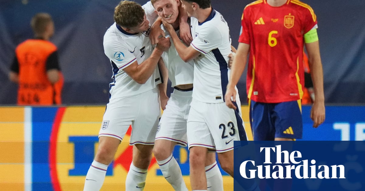 Elliot Anderson termina a Espanha quando a Inglaterra sub-21 chega aos quatro últimos euros | Campeonato Europeu de Sub-21