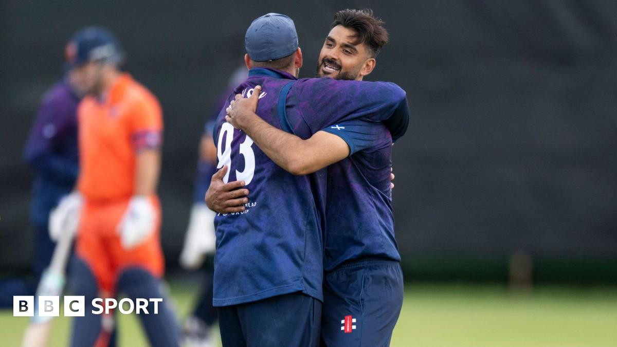 Scotland players celebrate