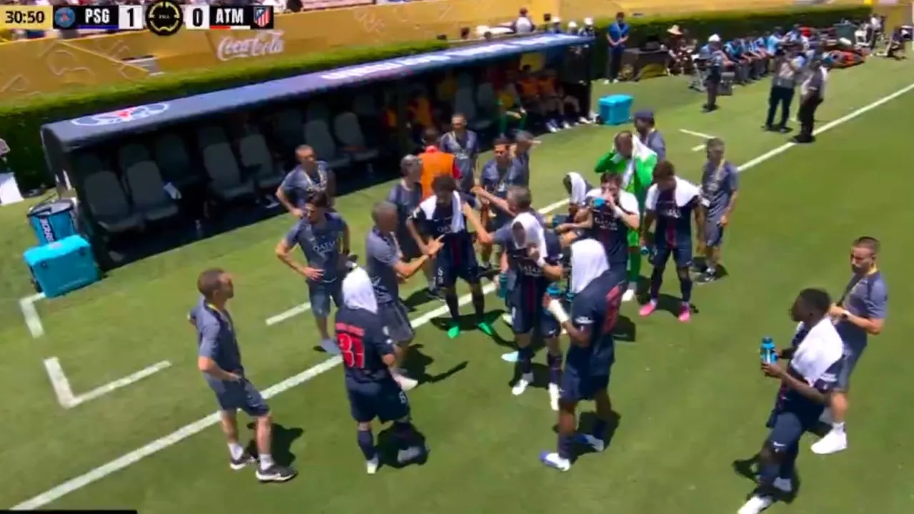 Excendo de Calor Nos EUA? Um forma peculiar do psg combater o 'adversário'