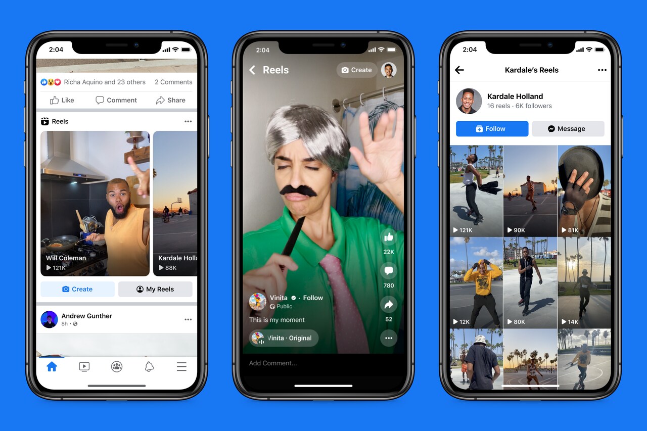 Facebook TransformA Todos os Vídeos da Plataforma Em bobinas