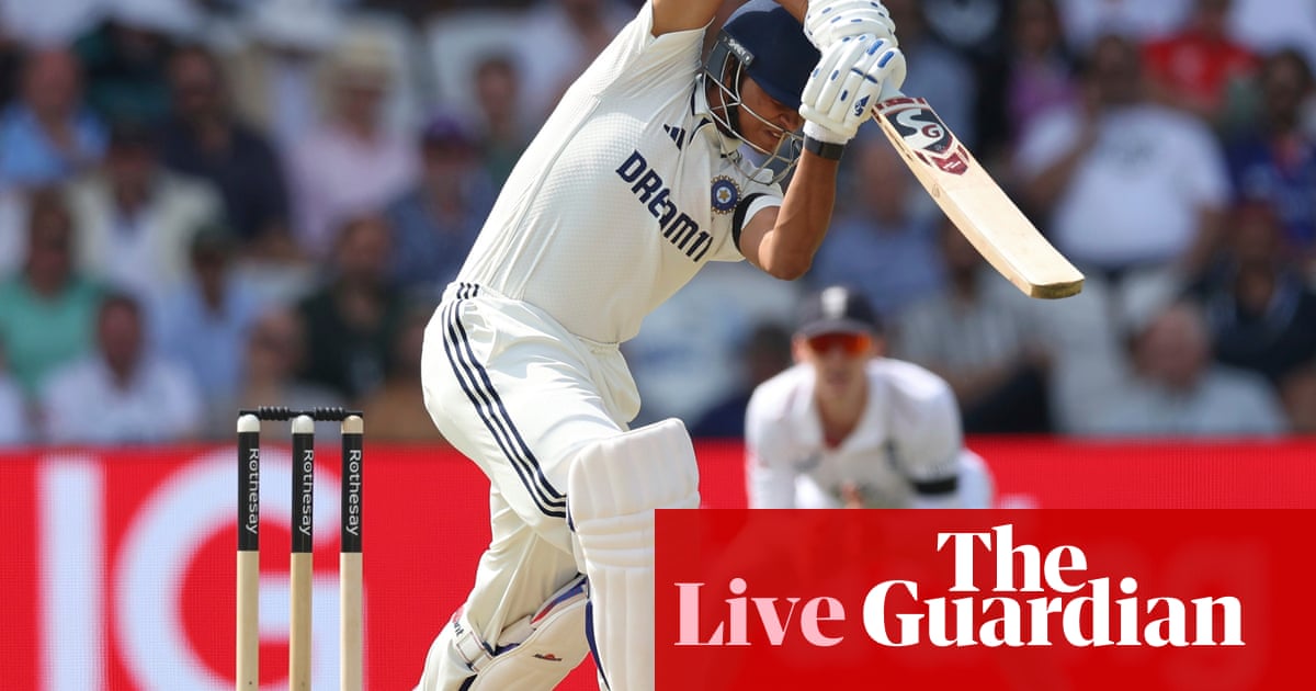 Inglaterra / Índia: Teste de críquete do primeiro homem, dia um - ao vivo | Inglaterra v Índia 2025