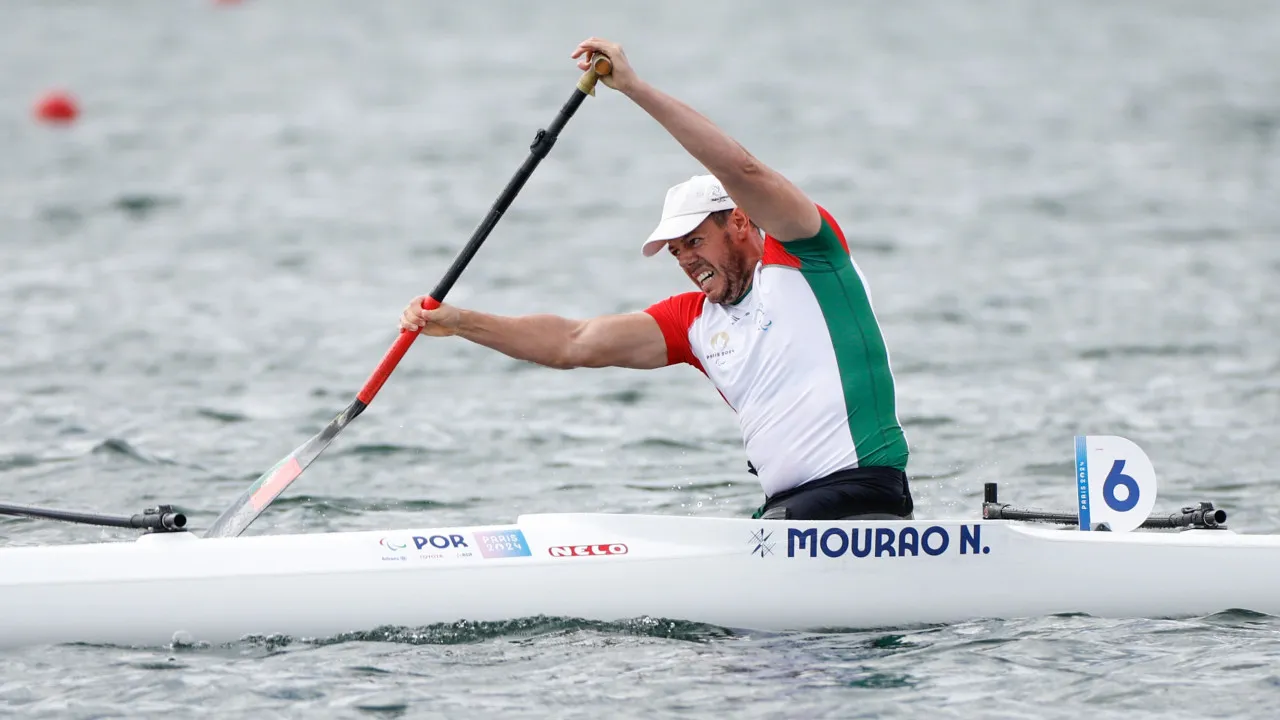 Norberto Mounoo Campeão na Propra Adaptada de Vl2 200 Metro do Europa