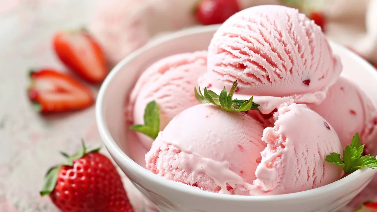 O Gelado de Morango Que Não Precisa de Bateira ou Máquina para Fazer