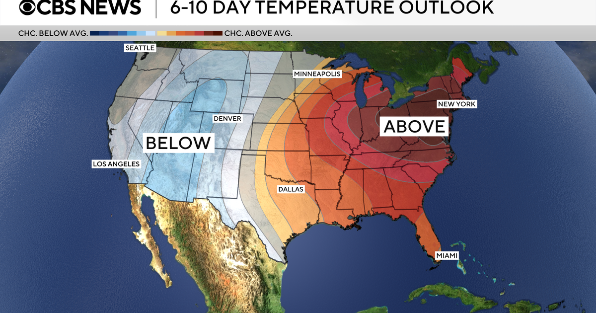 Os mapas mostram previsão de ondas de calor em nós, aqui está o que saber ...