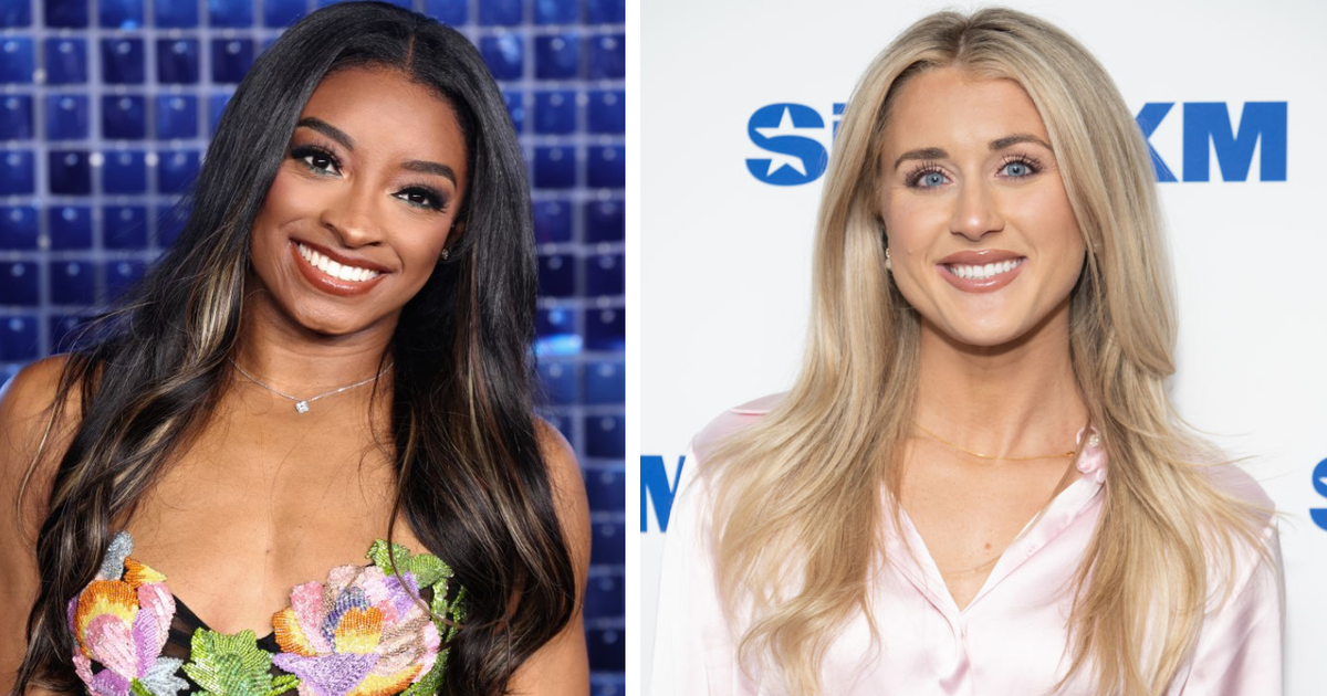 Simone Biles chama o ex -nadador dos EUA Riley Gaines sobre ...