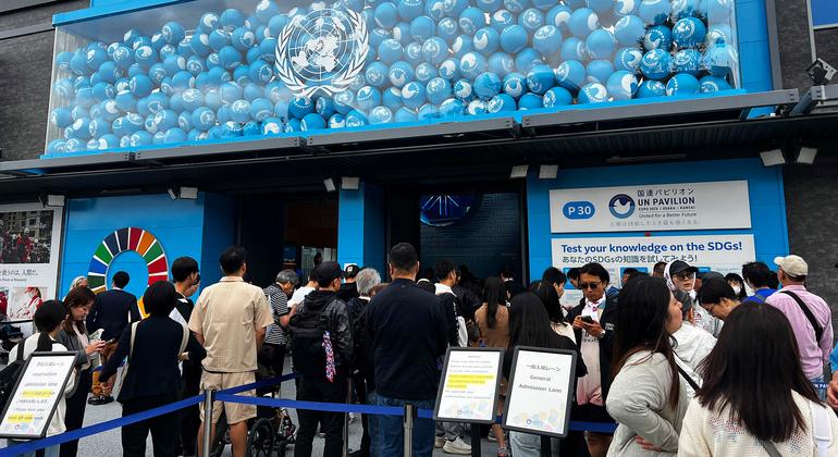 Visitantes relatam Experiencia em exposição Sobre a onu no Japão