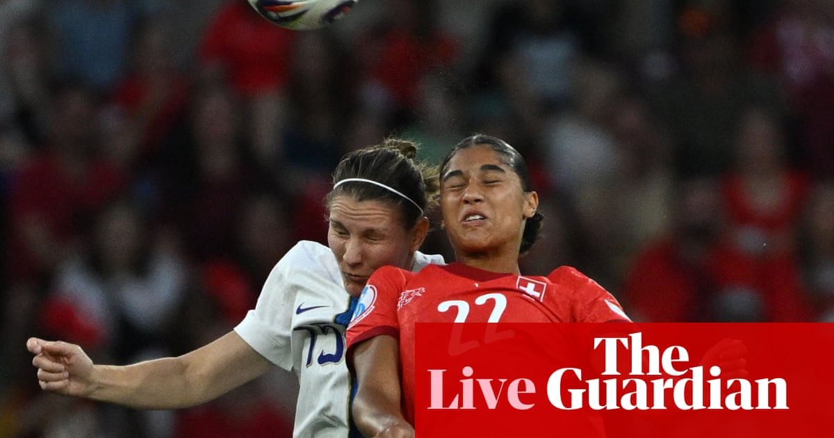Finlândia / Suíça: Euro da Mulher 2025 - Live | Euro de mulheres 2025