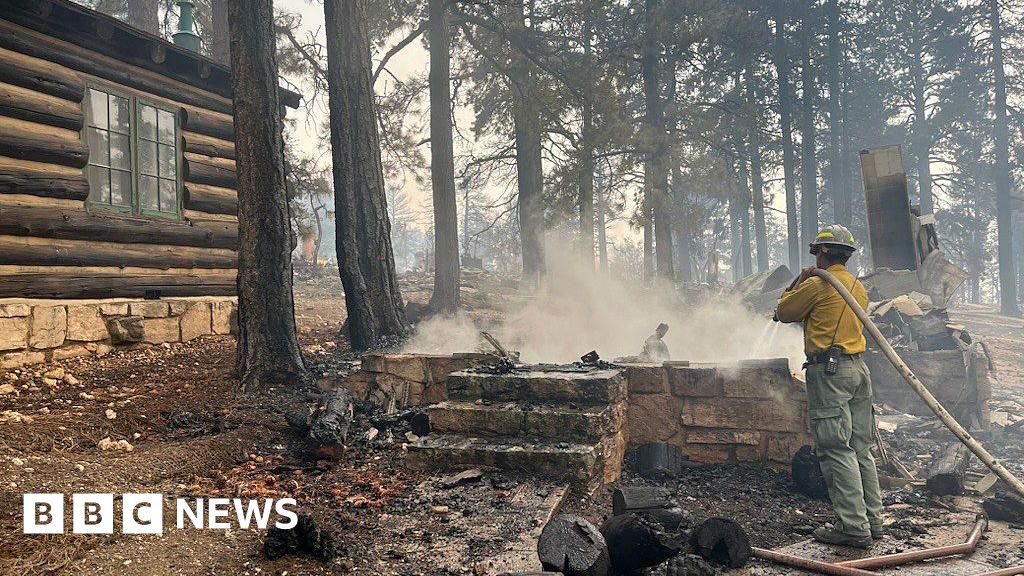 Grand Canyon Lodge destruído em meio a incêndios florestais do Arizona