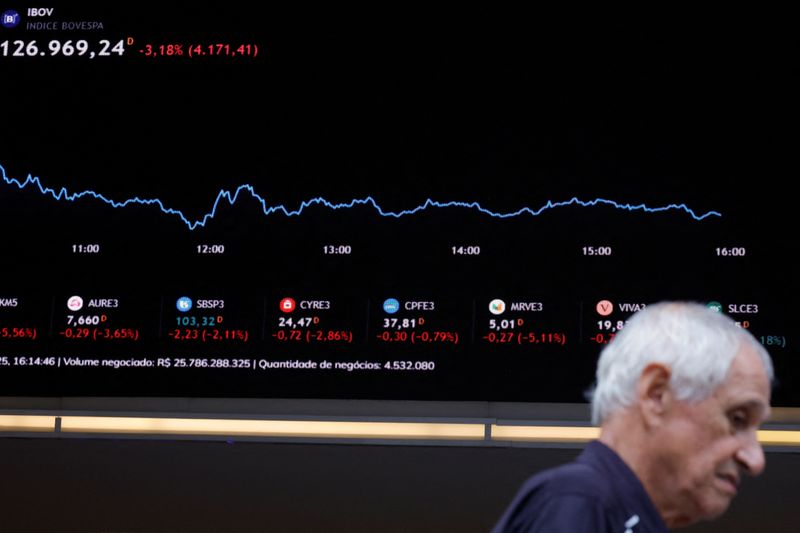 Ibovespa tem queda modesta com efeito de nova tarifa dos EUA concentrado em algumas ações
