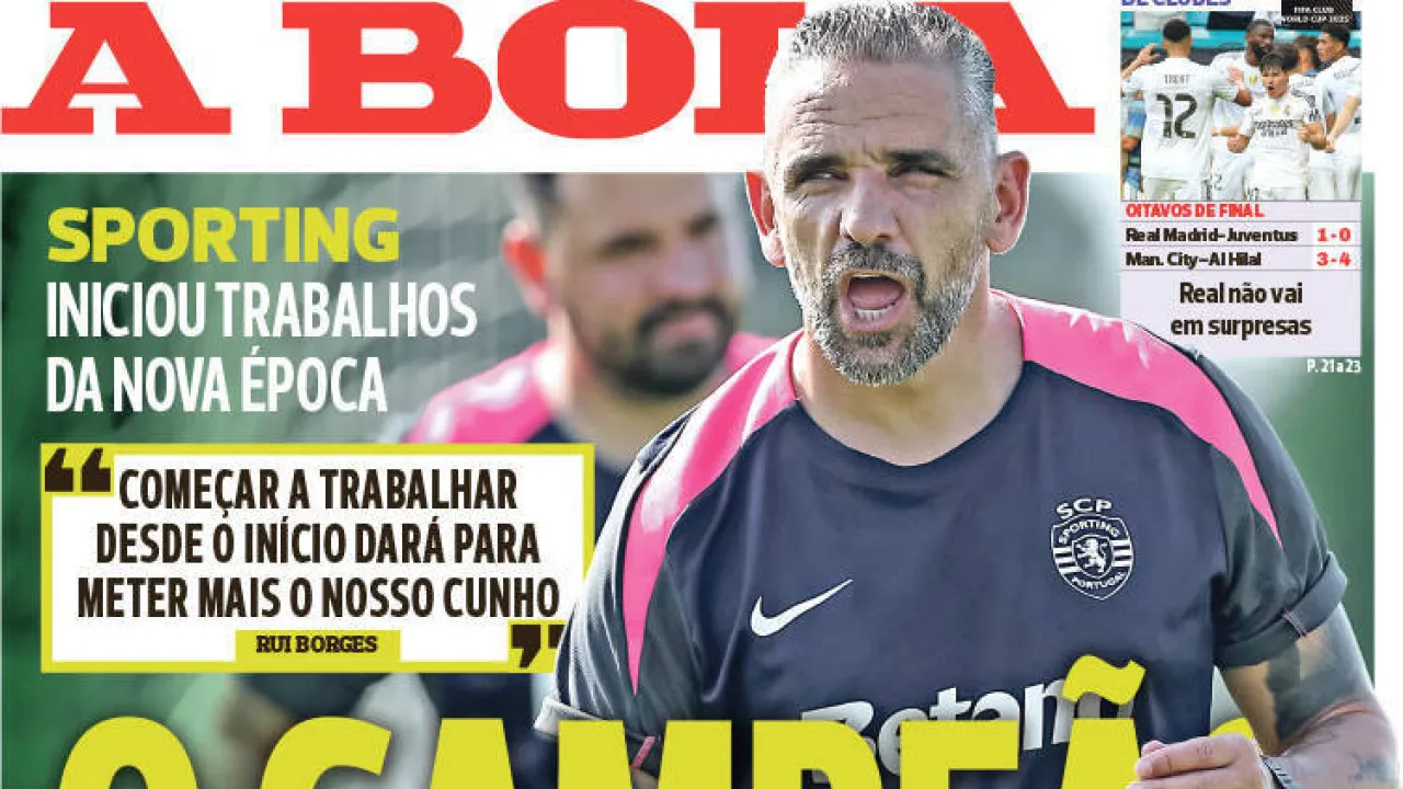 Ó regresso do campeão e villas-boas quercipar farioli
