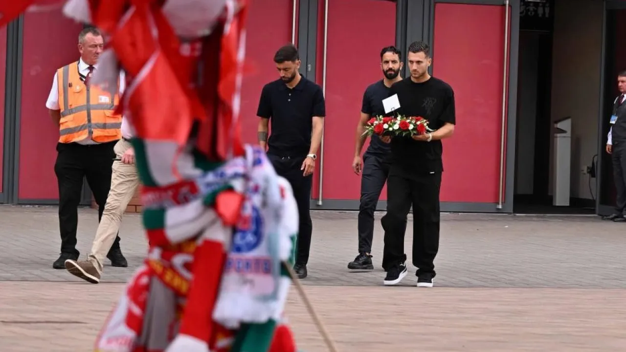 Ruben Amorim, Bruno Fernandes E Diogo Dalot Homenagearam Diogo Jota