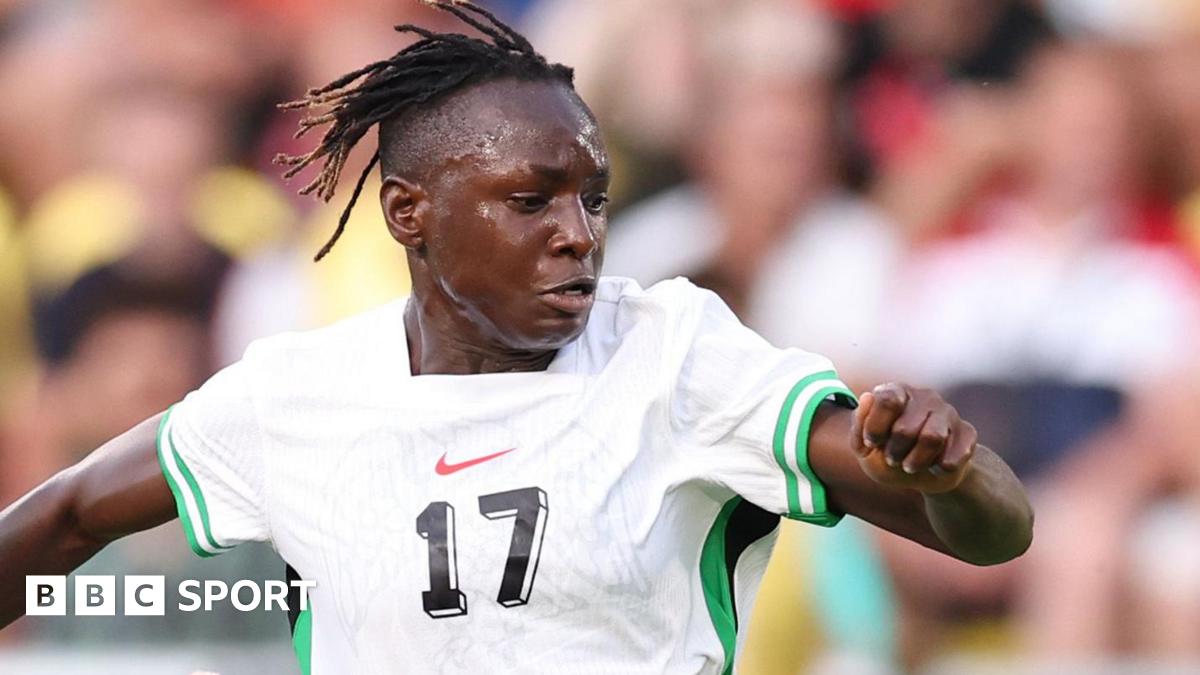 Chinwendu Ihezuo in action for Nigeria